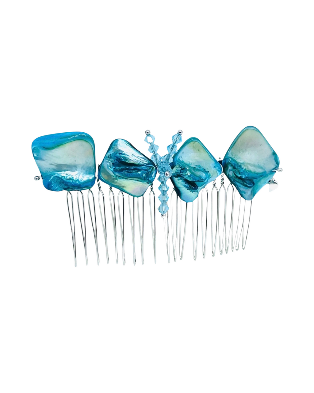 DP-250 BLUE LAGOON  | BLUE MOTHER PEARL COLORS BEADS