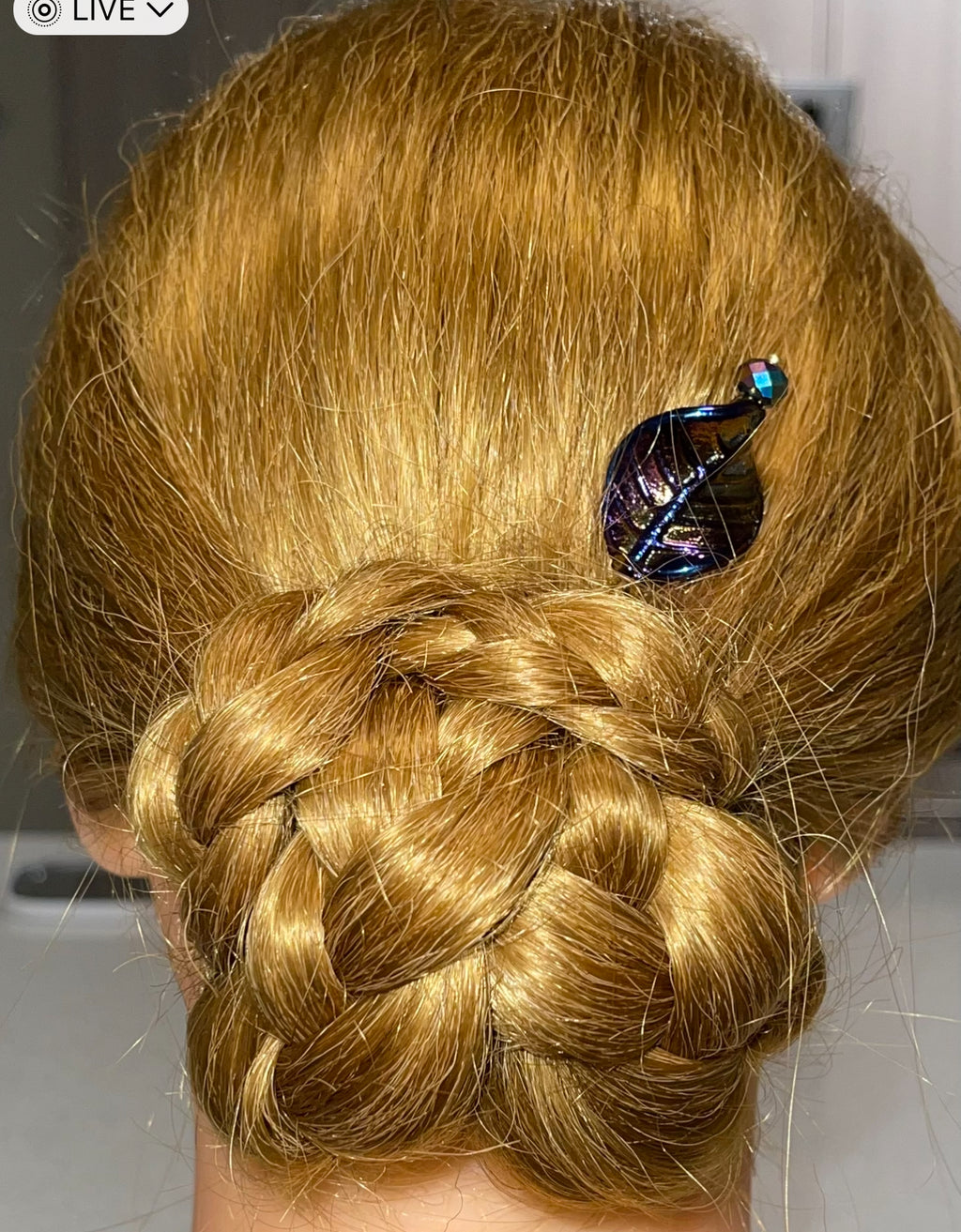 DP-152  FALL/COLORFUL CERAMICS LEAVES W/GLASS DIAMONDS BEADS