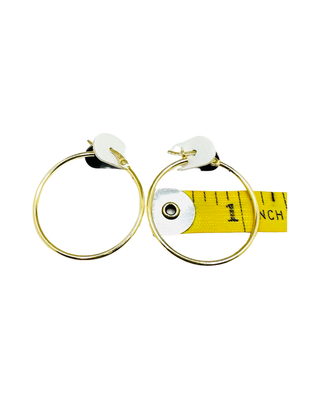 DP-294  MORICCI Gold plated sterling silver 925 hoop earrings Made in Italy