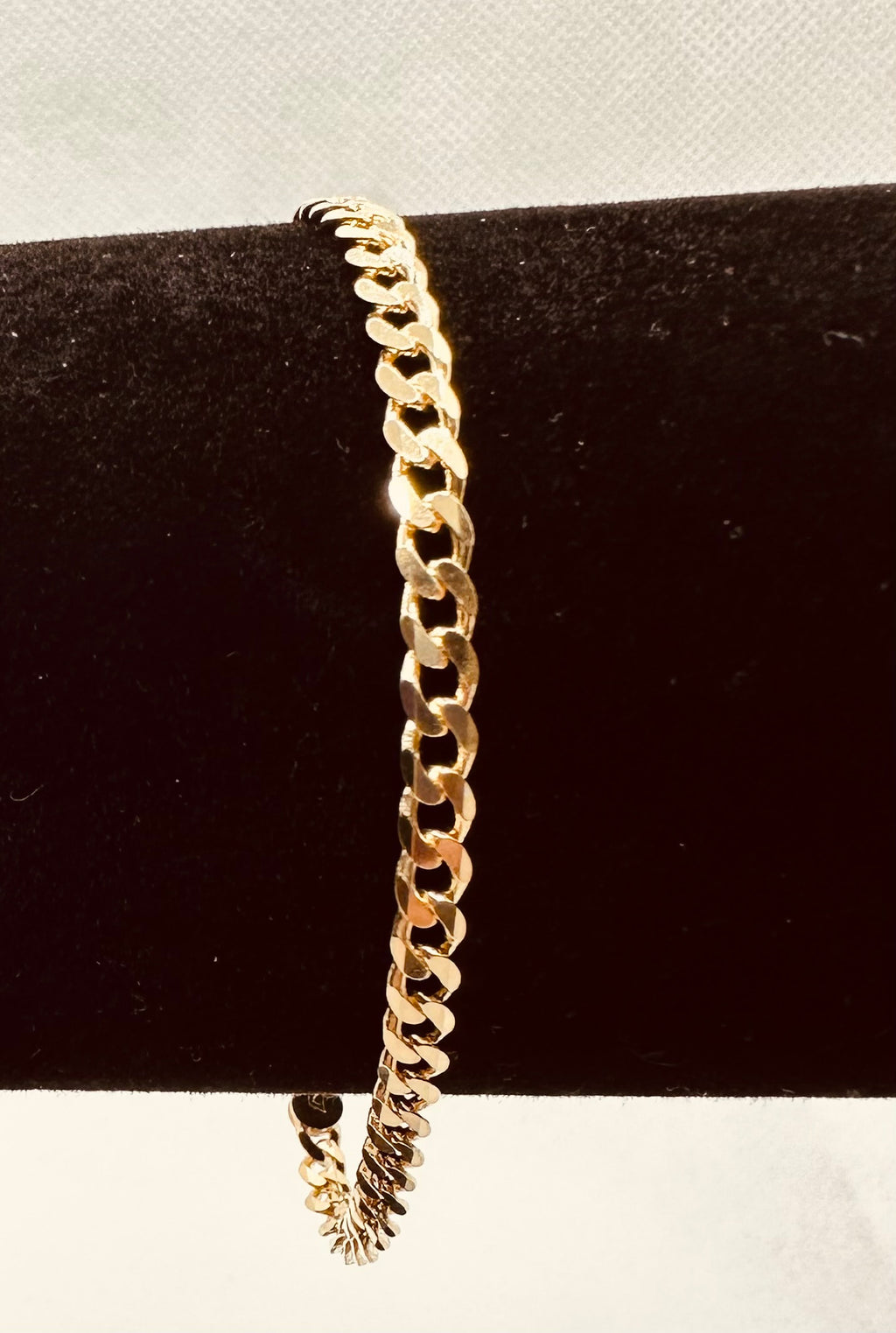 DP-292    8” Vittoria Gold plated sterling silver 925 bracelet Made in Italy