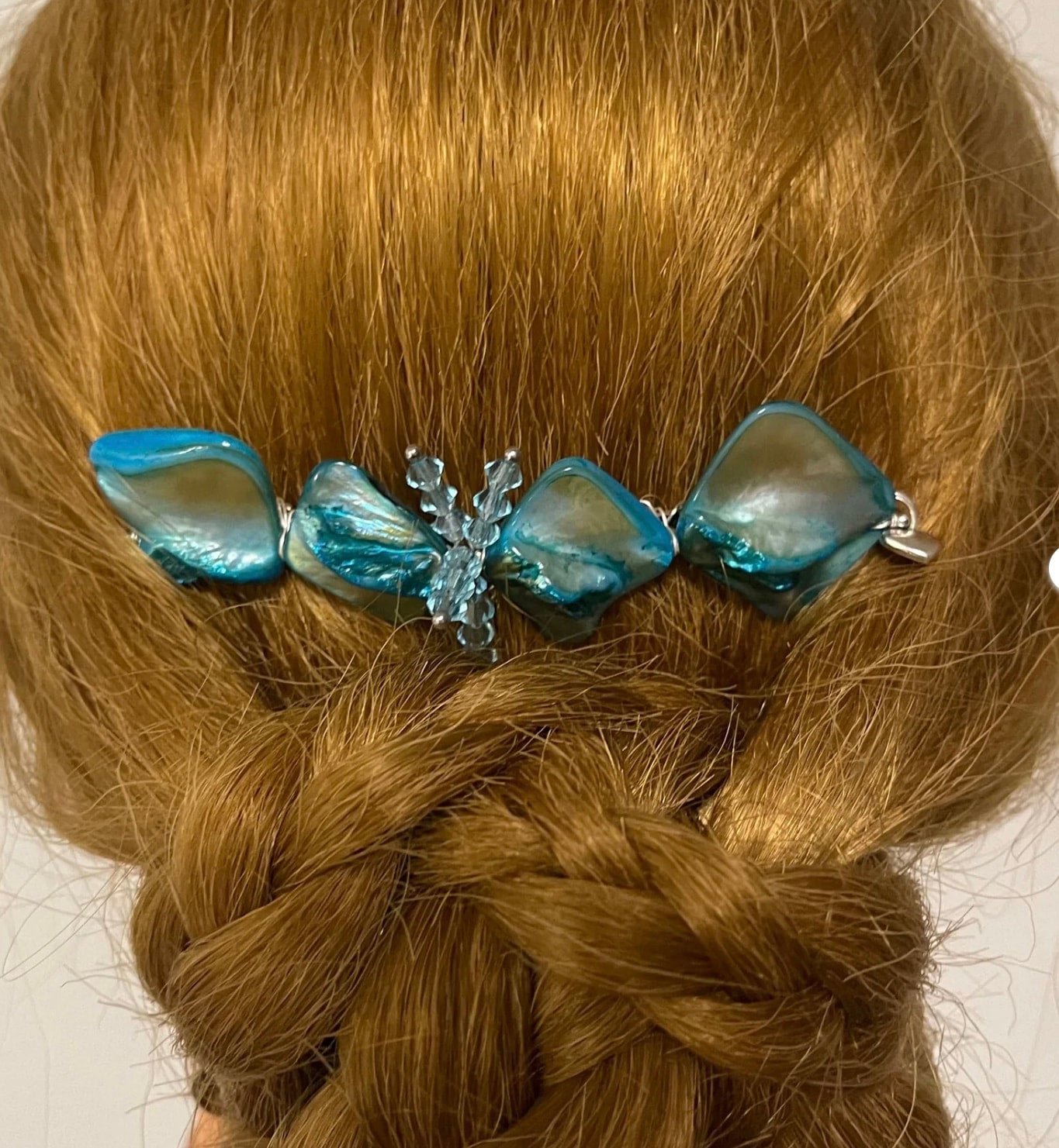 DP-250 BLUE LAGOON  | BLUE MOTHER PEARL COLORS BEADS