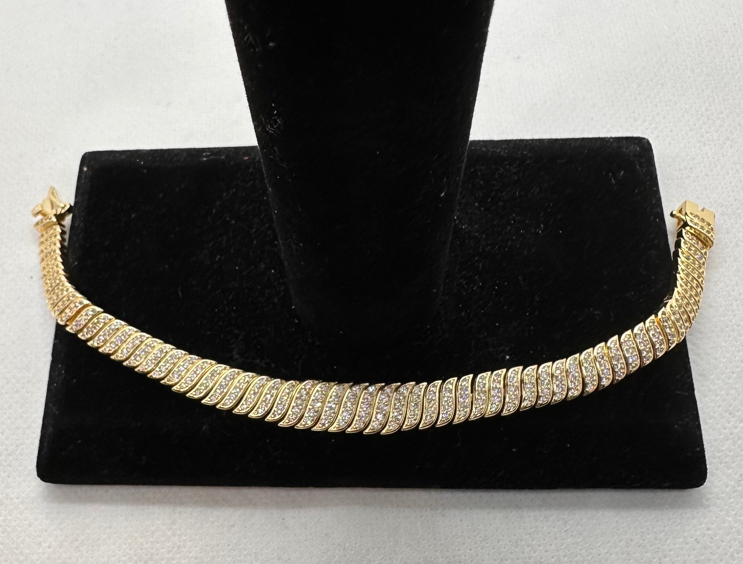 DP-309 Stella Rose London | Stunning Delicate Fine Gold Plated CZ Bracelet