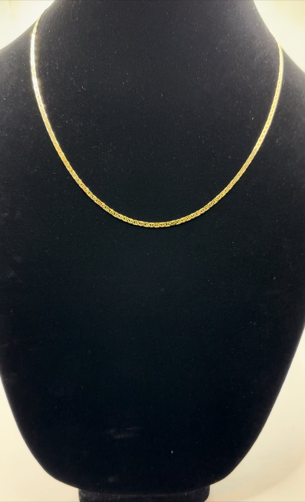 DP-278  20” Mariner Necklace gold plated sterling silver 925