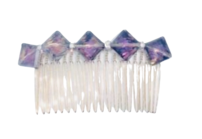 DP-205 ALEJANDRINA | PURPLE STONE WITH COLORFUL SEPARATORS