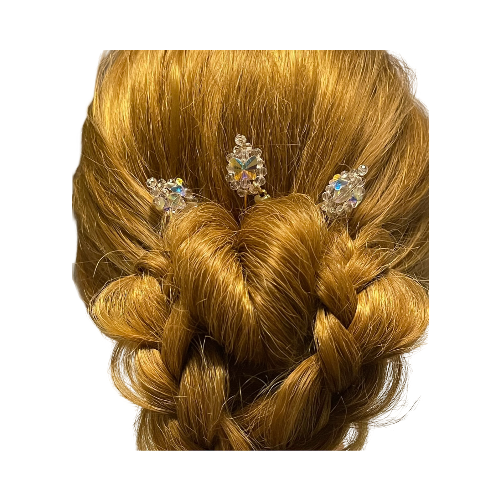 DP-235A  INSPIRATION 2 |GLASS BEADS WITH CRYSTAL BUTTERFLY