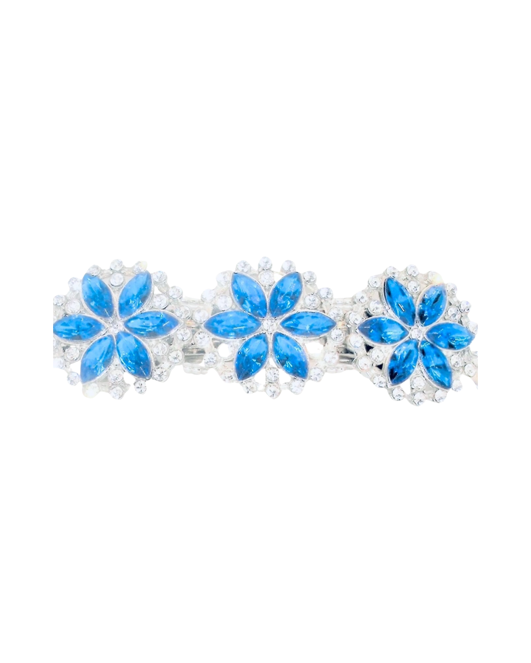 DP-207  BLUE STAR | BLUE SYNTHETIC BEADS WITH GLASS DIAMONDS