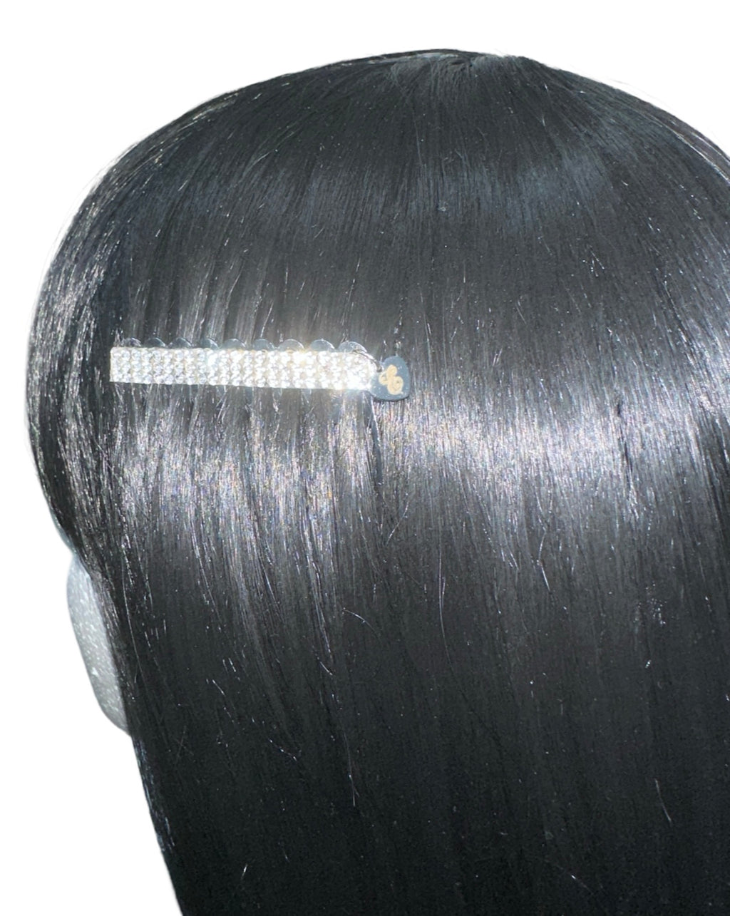 DP-327 TYRA/ A MEDIUM HAIRCOMB AND A TIE CLIP WITH CRYSTAL GLASS DIAMOND “MADE IN PANAMA”