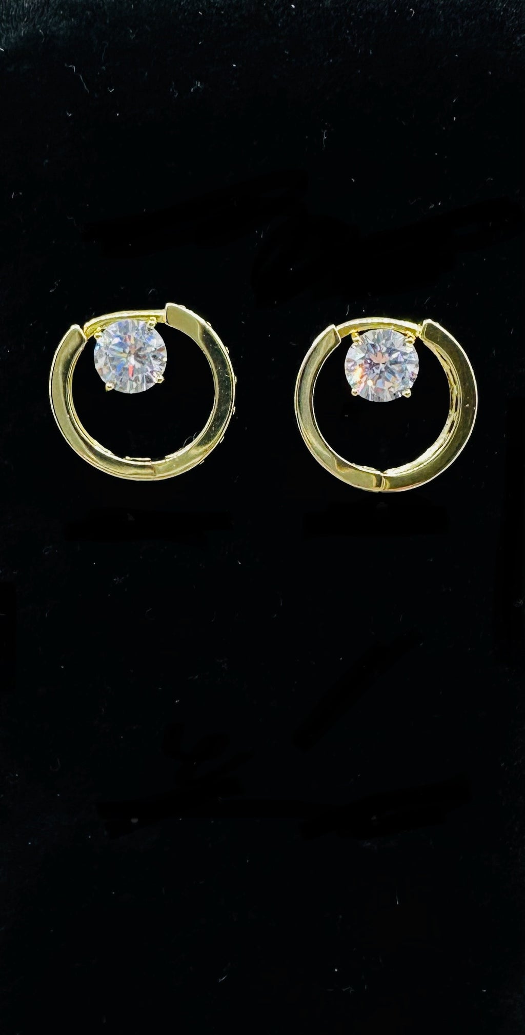 DP-290 Stella Rose London gold plated sterling silver 925 stud and hoops