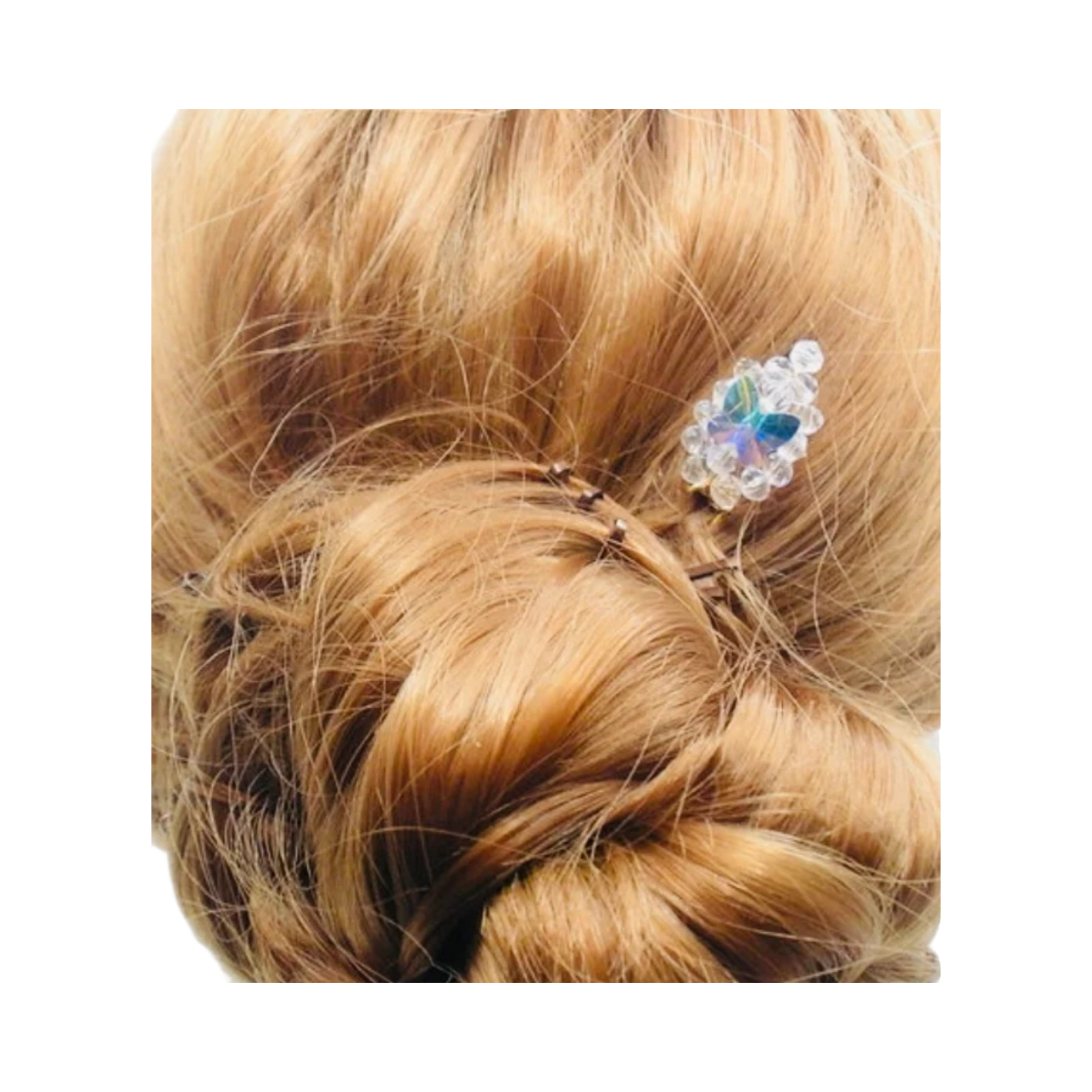 DP-235B INSPIRATON 2 | GLASS BEADS WITH A CRYSTAL BUTTERFLY