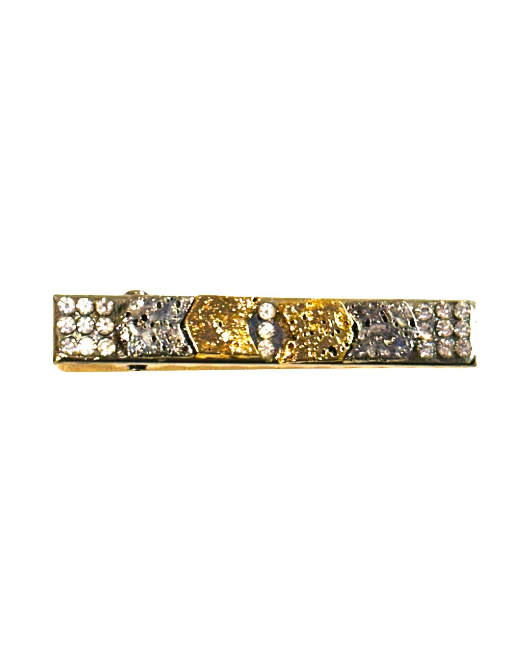 DP-275 MEN TIE CLIPS | GOLD, SILVER, BRONZE, BLACK BEADS AND SHINY STONES