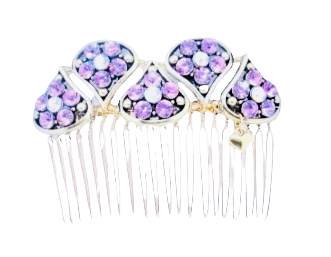 DP-212  PINK TEARS DROPS | PINK STONES IN GOLD METAL