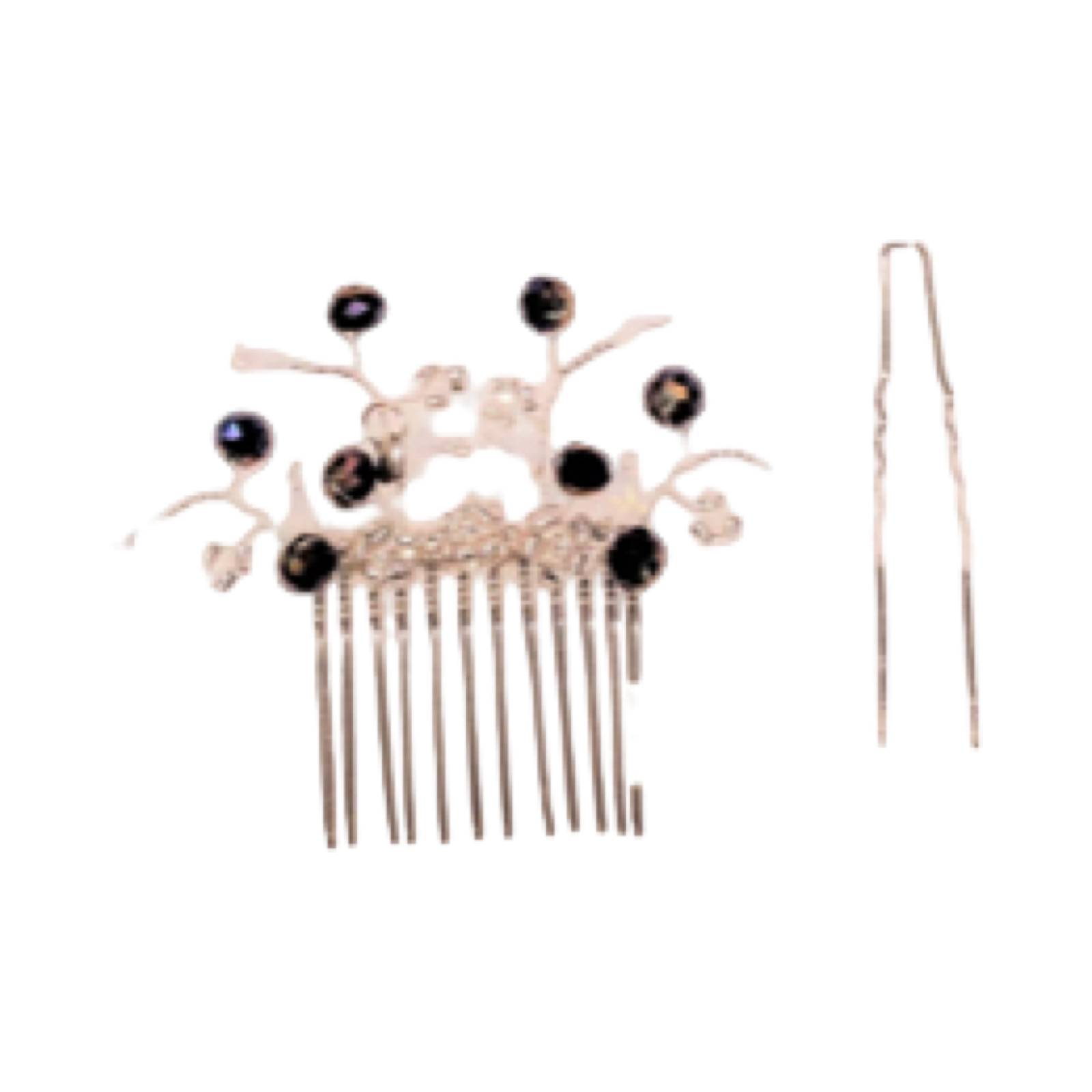 DP-25  SIMPLICITY/PURPLE GLASS BEADS-GLASS CLEAR BLUE AND CLEAR GLASS BEADS - EXCLUSIVE