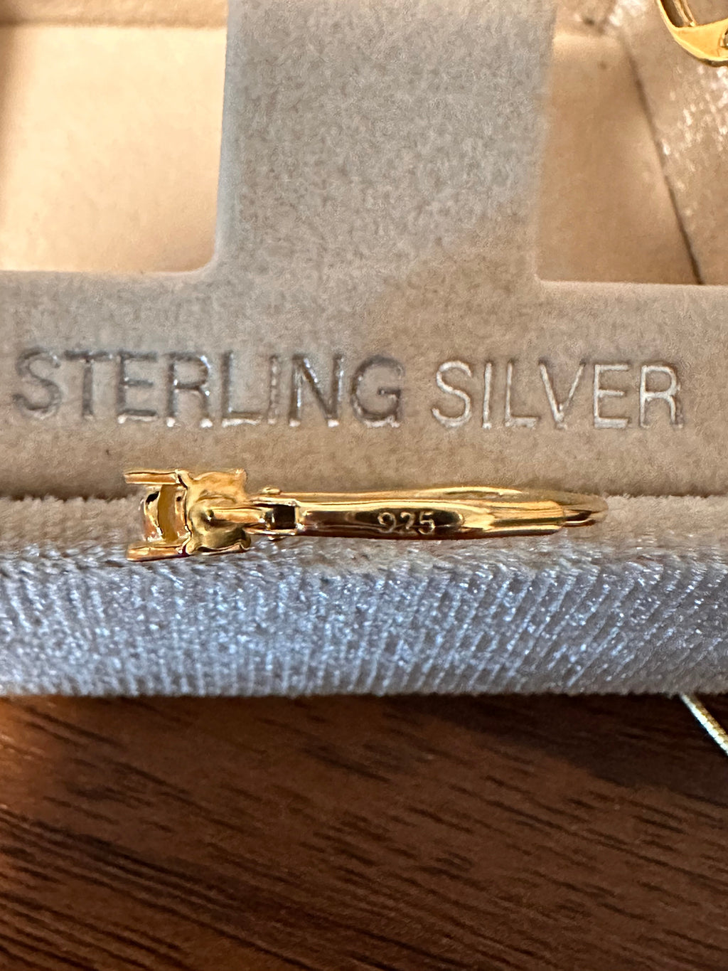 DP-302  Simply Silver Simply Brilliant | Sterling Silver Gold Plated Round 4MM 925