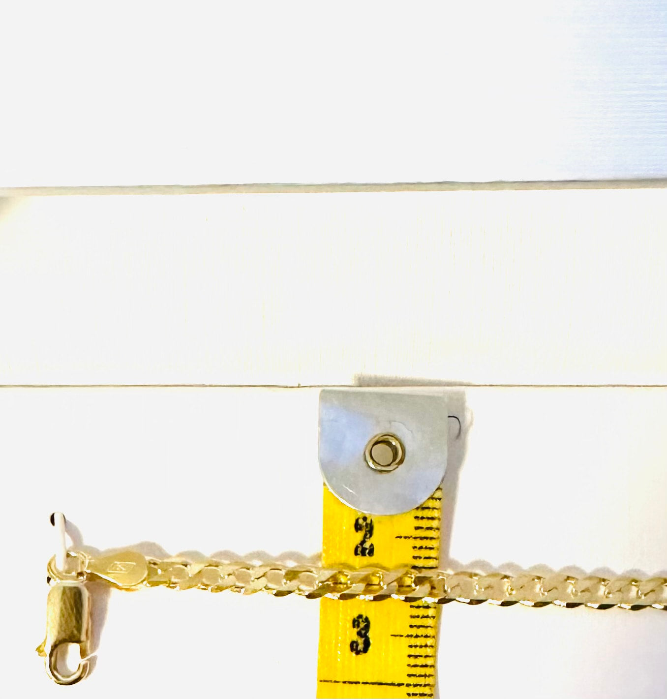 DP-292    8” Vittoria Gold plated sterling silver 925 bracelet Made in Italy