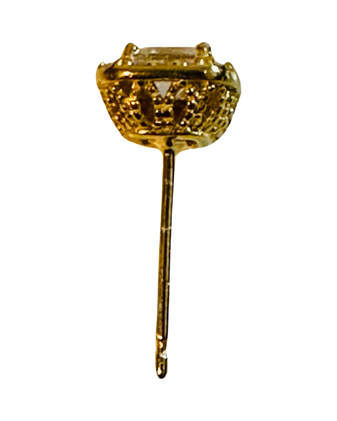 DP-291 Harper Grace gold plated sterling silver 925 CZ stud