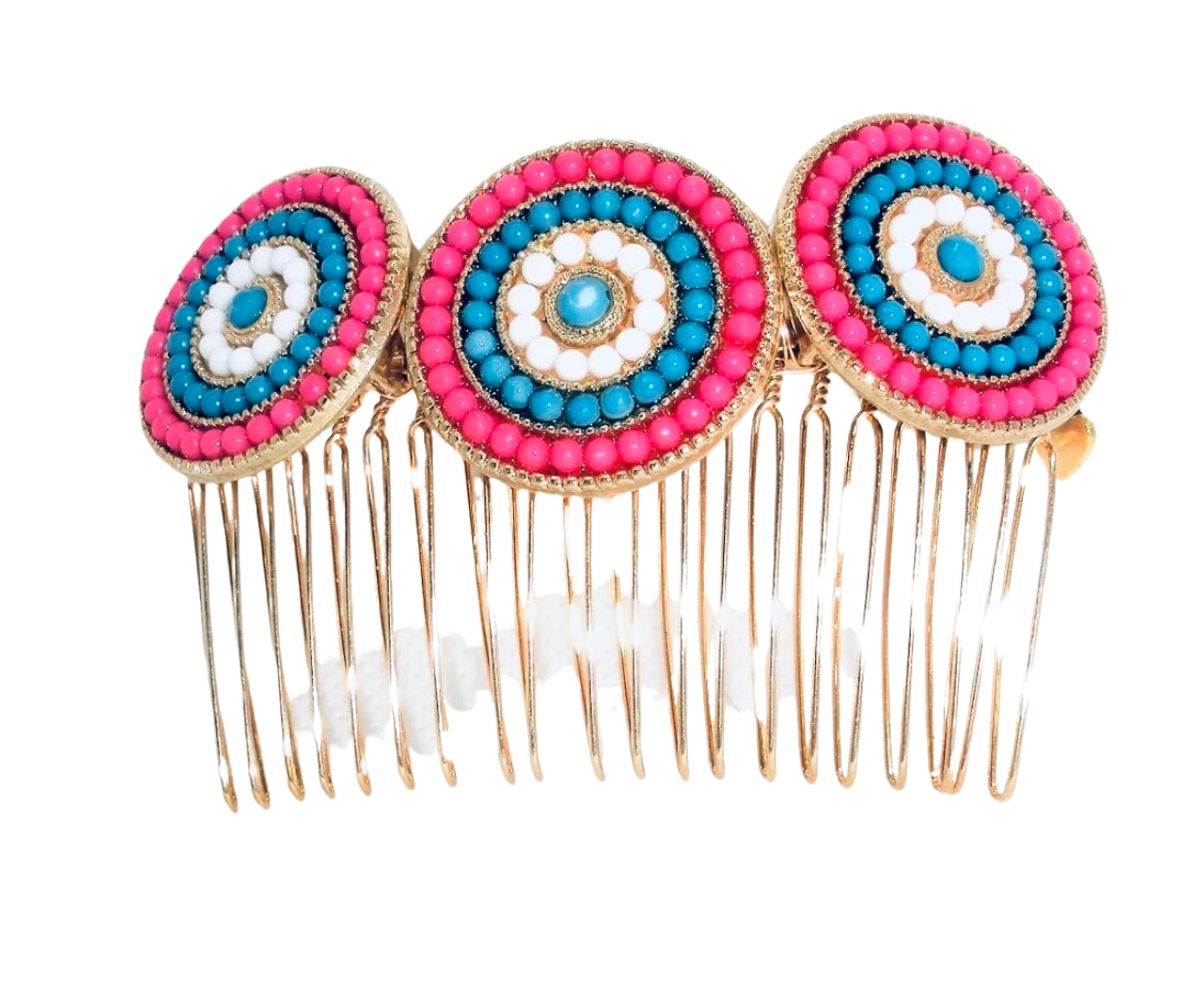 DP-222 CORA | RED BLUE WHITE ROUND