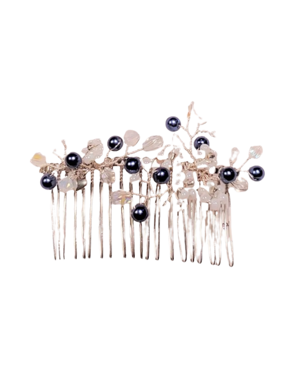 DP-67  PRIMAVERA/GLASS BLUE PEARLS- WHITE GLASS BEADS- CLEAR GLASS  BEADS-TRANSPARENT BLUE BEADS-EXCLUSIVE