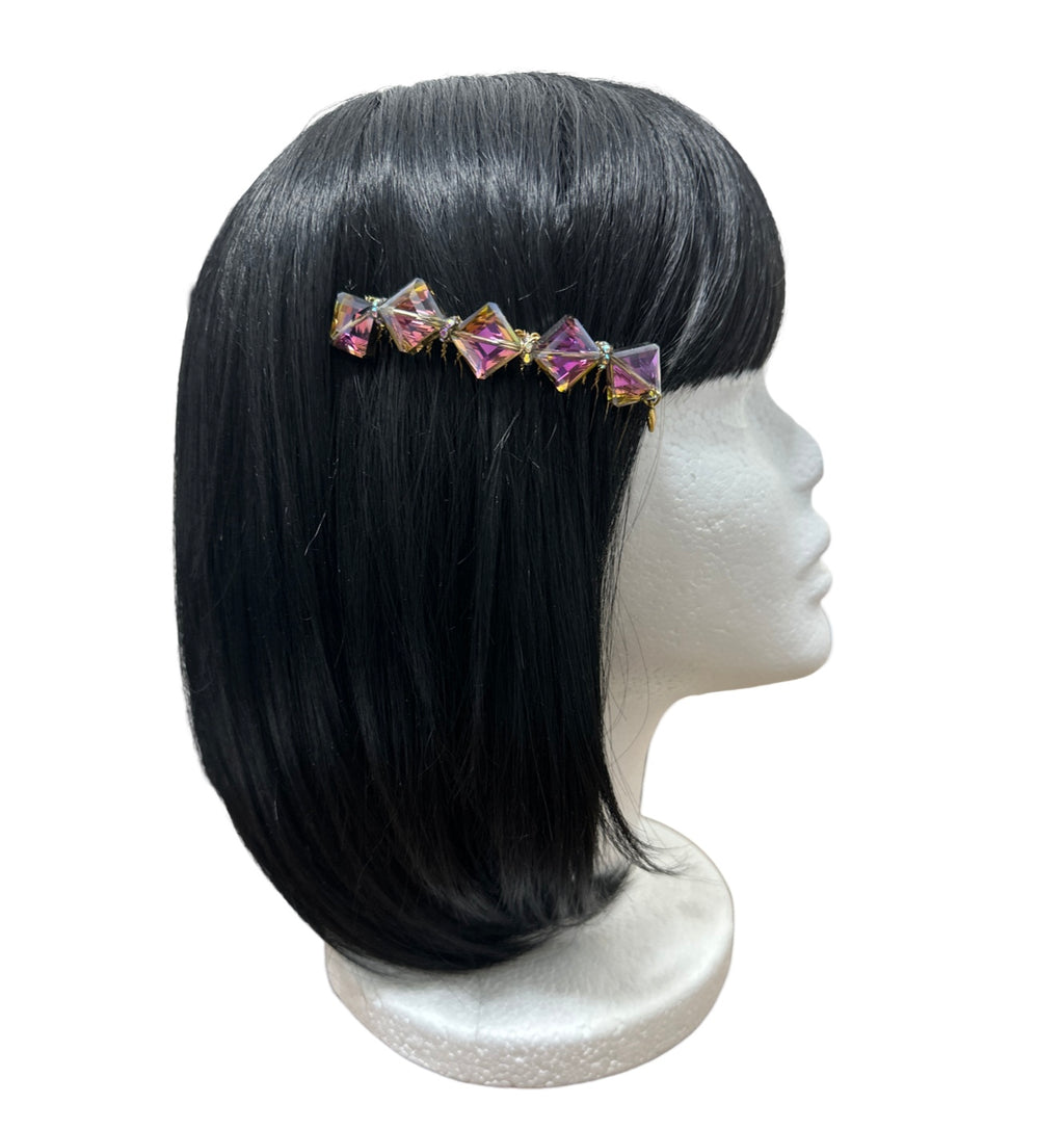 DP-205 ALEJANDRINA | PURPLE STONE WITH COLORFUL SEPARATORS