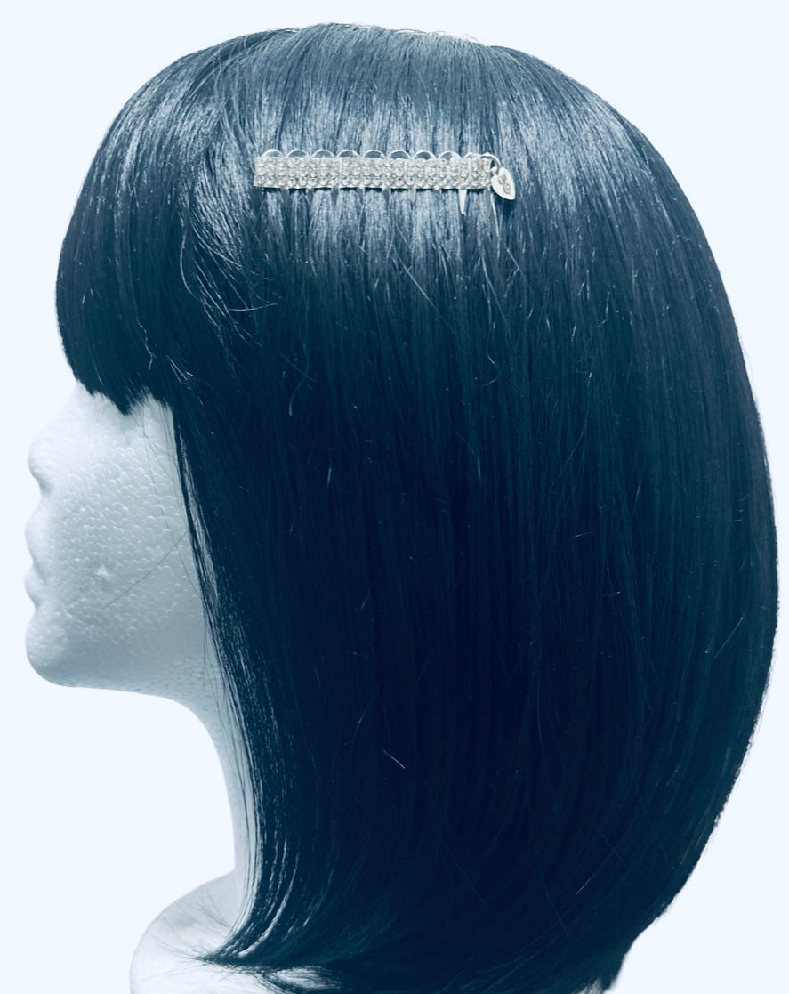 DP-327 TYRA/ A MEDIUM HAIRCOMB AND A TIE CLIP WITH CRYSTAL GLASS DIAMOND “MADE IN PANAMA”