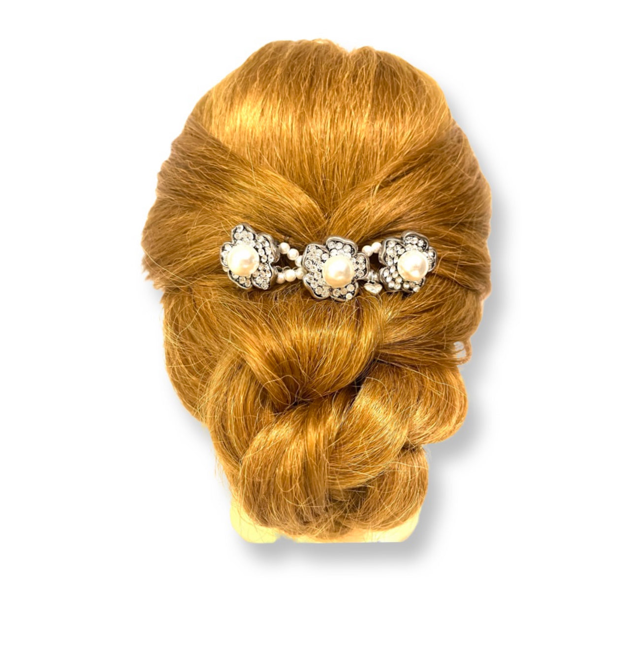 DP-230 PRISTINE | FLOWER SLIDERS WITH DIAMONDS AND A PEARL