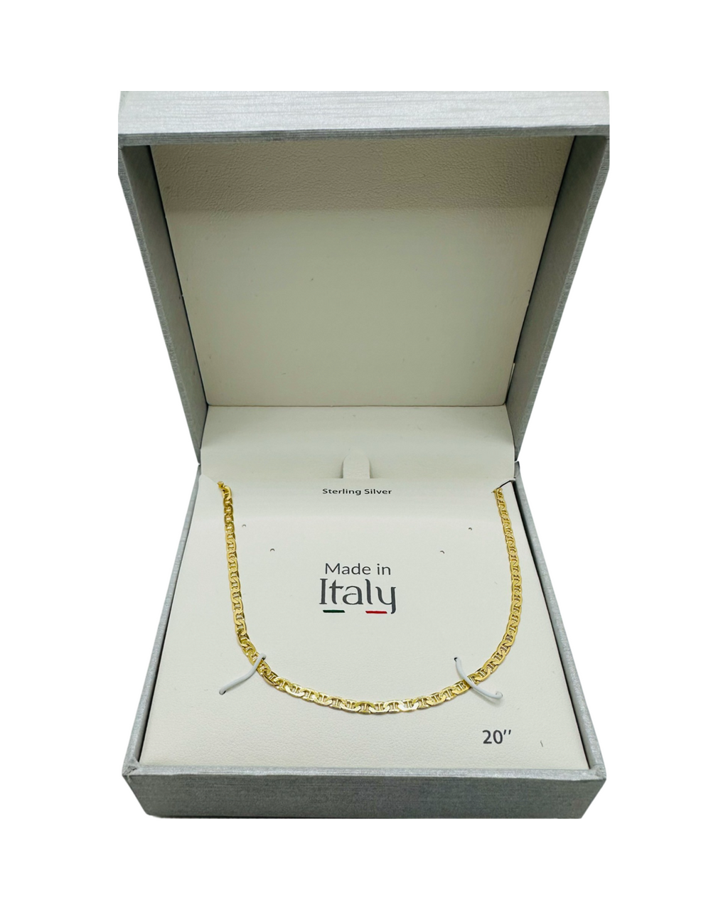 DP-278  20” Mariner Necklace gold plated sterling silver 925