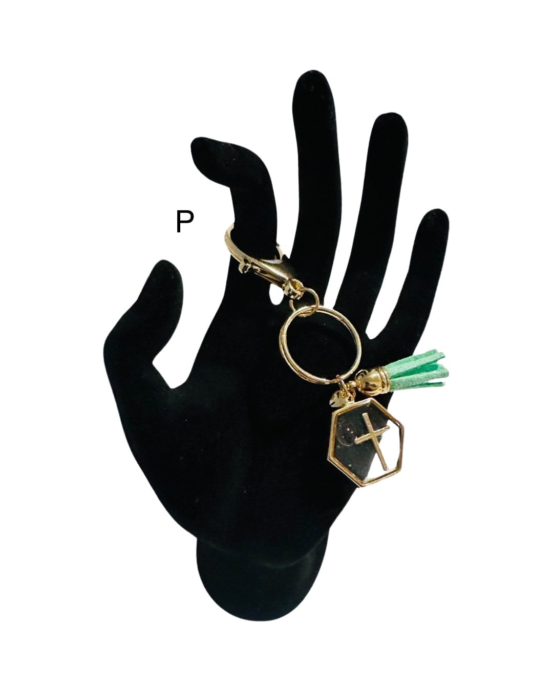 DP-272 SOUVENIR 2| SMALL(CHICO)KEYRING MADE WITH COLORFUL BEADS, GLITTER, SEQUENCES AND RESIN IN GOLD METAL