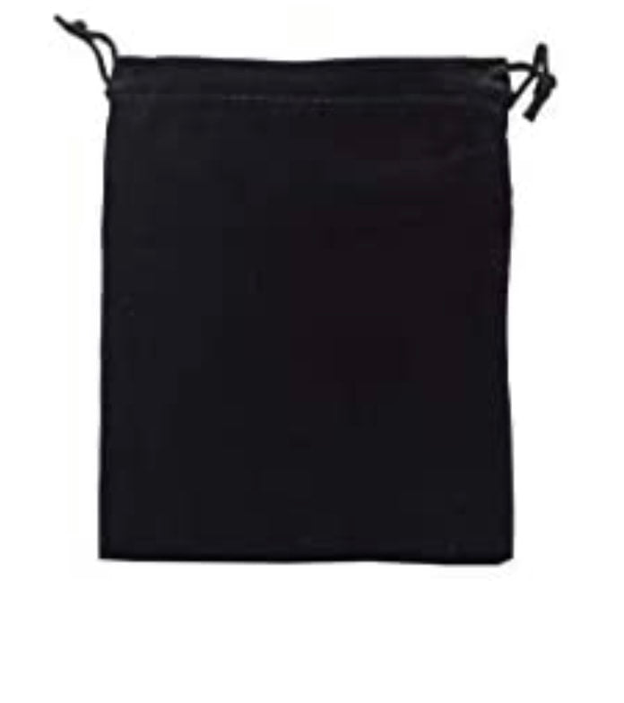 DP-00 BLACK VELVET HAIR ACCESSORIES OR JEWELRY POUCHES