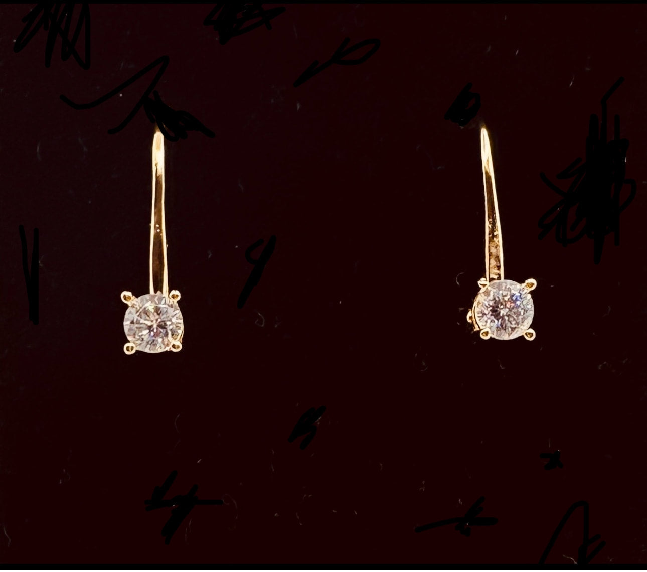 DP-302  Simply Silver Simply Brilliant | Sterling Silver Gold Plated Round 4MM 925