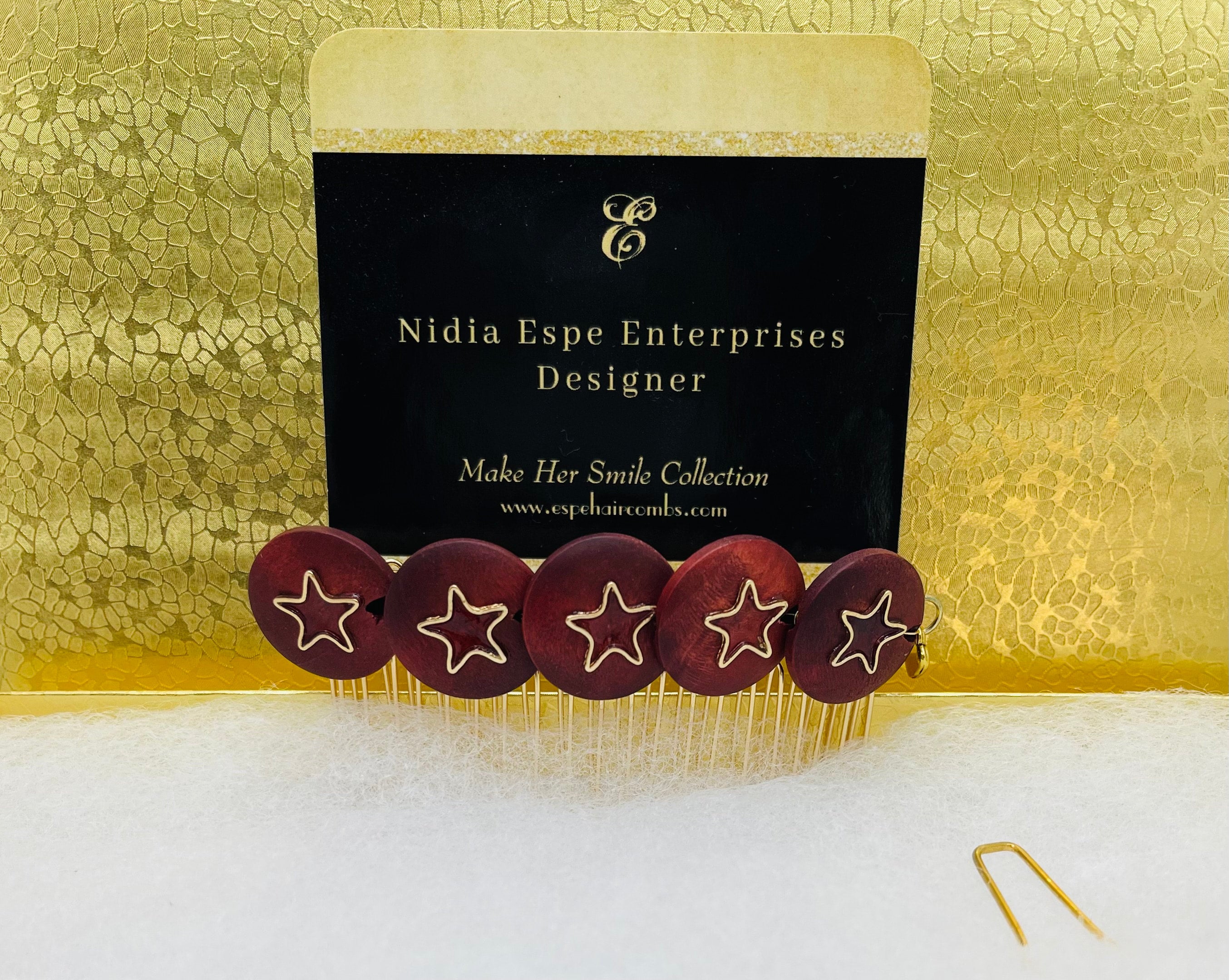 DP-262 VENUS | WOODEN BEATS WITH GOLDEN STARS