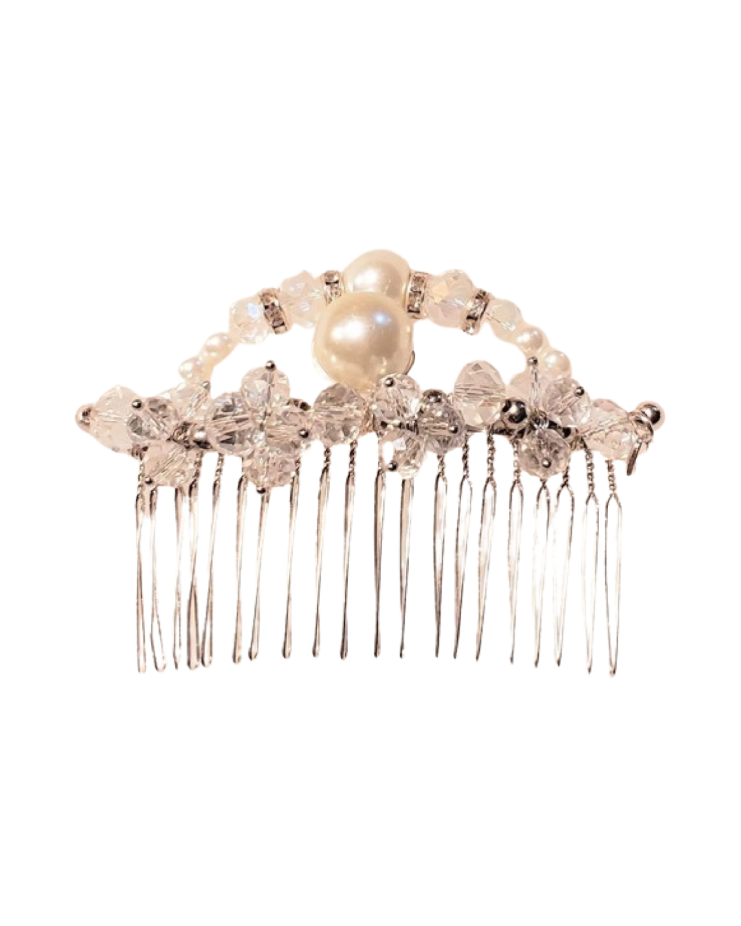 DP-89  ARCH/GLASS WHITE PEARLS-GLASS CLEAR BEADS-GLASS DIAMONDS