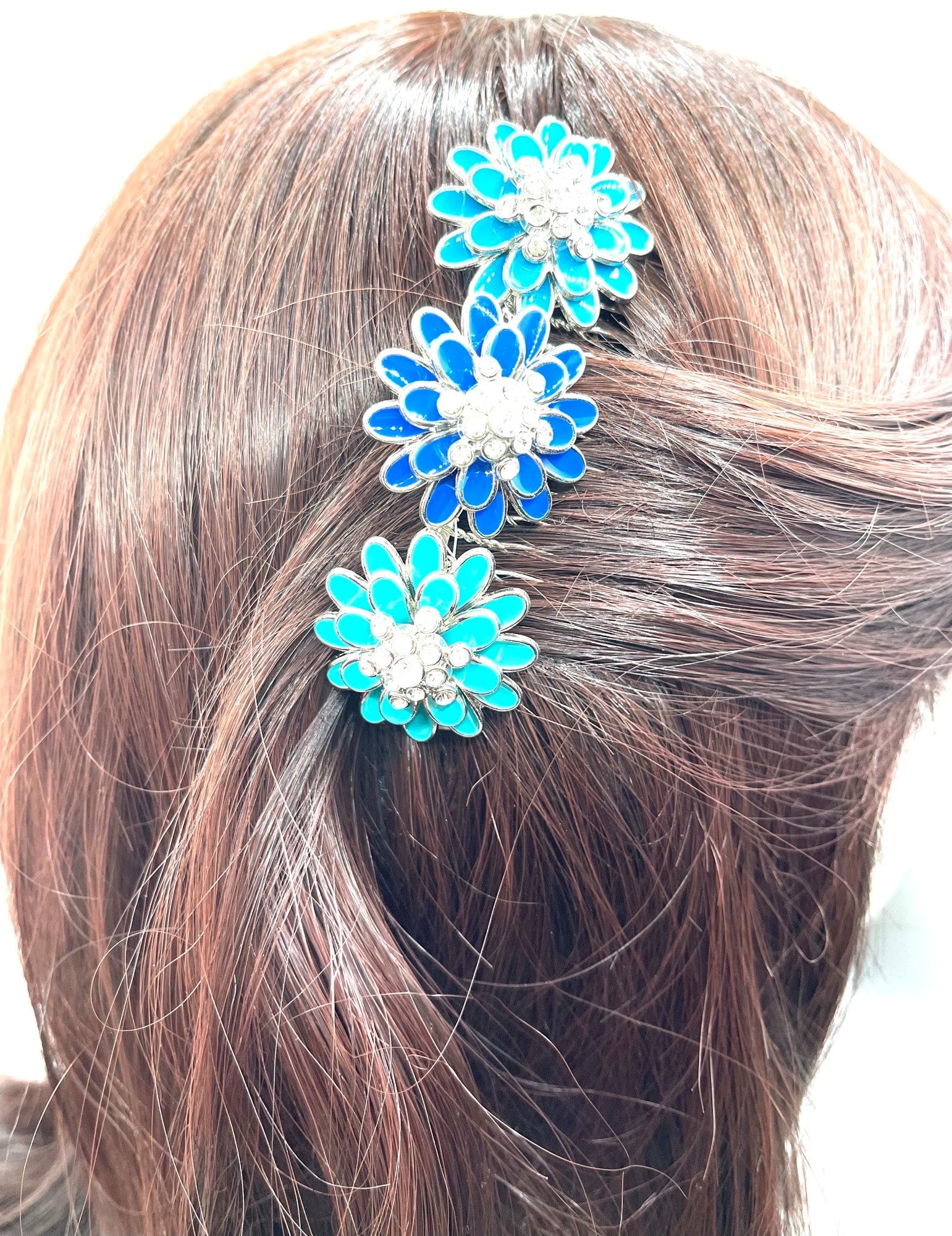 DP-239 DAISIES | BLUE & AQUA MIX