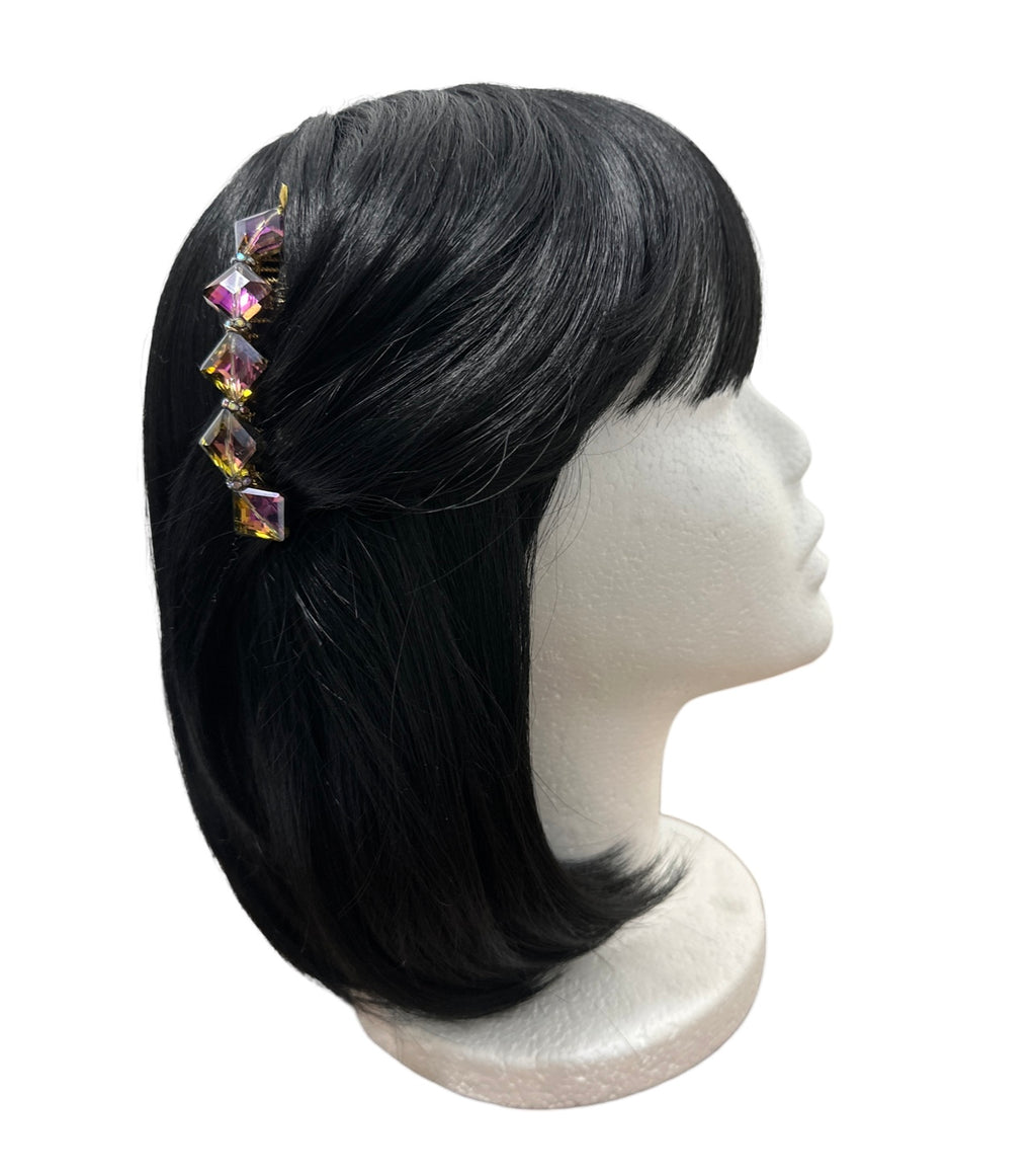 DP-205 ALEJANDRINA | PURPLE STONE WITH COLORFUL SEPARATORS