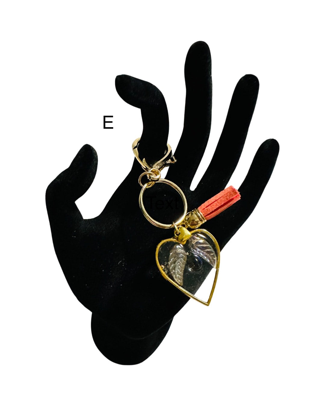 DP-272 SOUVENIR 2| SMALL(CHICO)KEYRING MADE WITH COLORFUL BEADS, GLITTER, SEQUENCES AND RESIN IN GOLD METAL