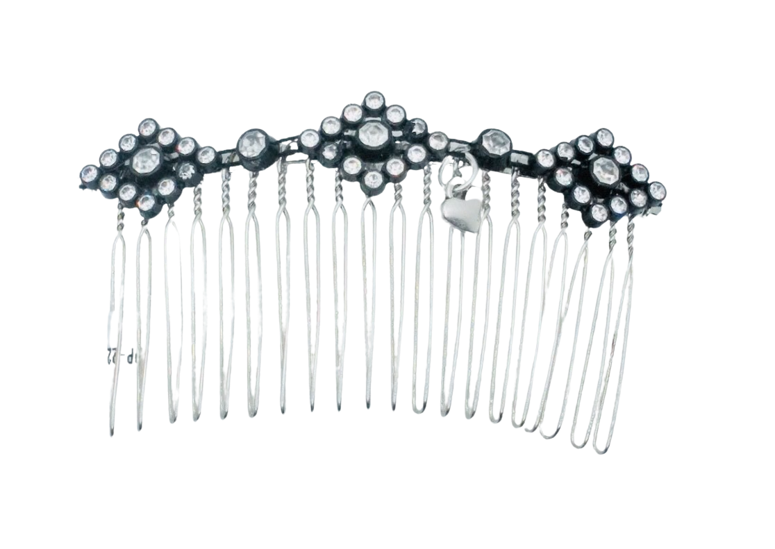 DP-229  REJOICE | DIAMOND SHAPE SLIDERS WITH GLASS DIAMONDS