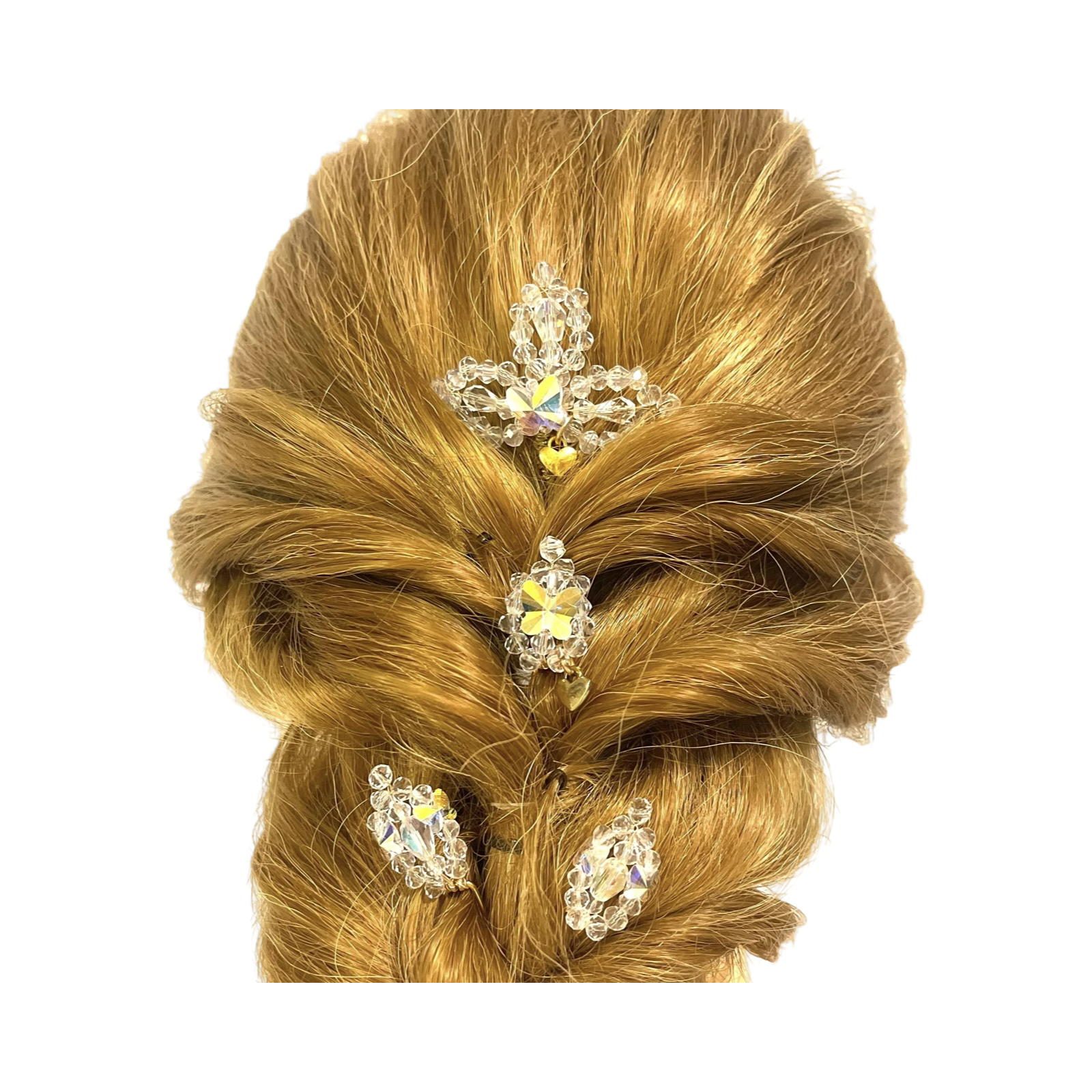 DP-235A  INSPIRATION 2 |GLASS BEADS WITH CRYSTAL BUTTERFLY