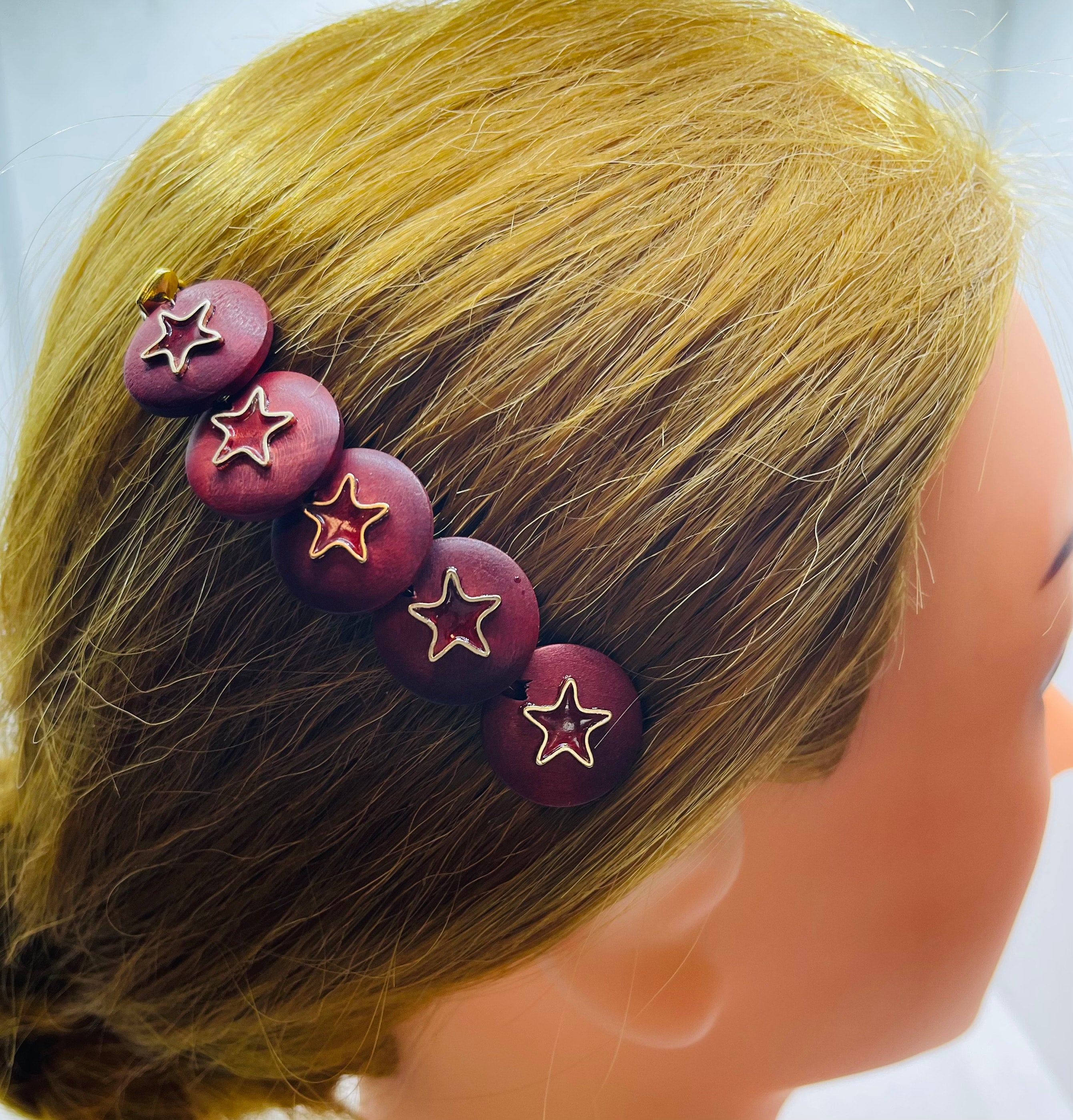 DP-262 VENUS | WOODEN BEATS WITH GOLDEN STARS