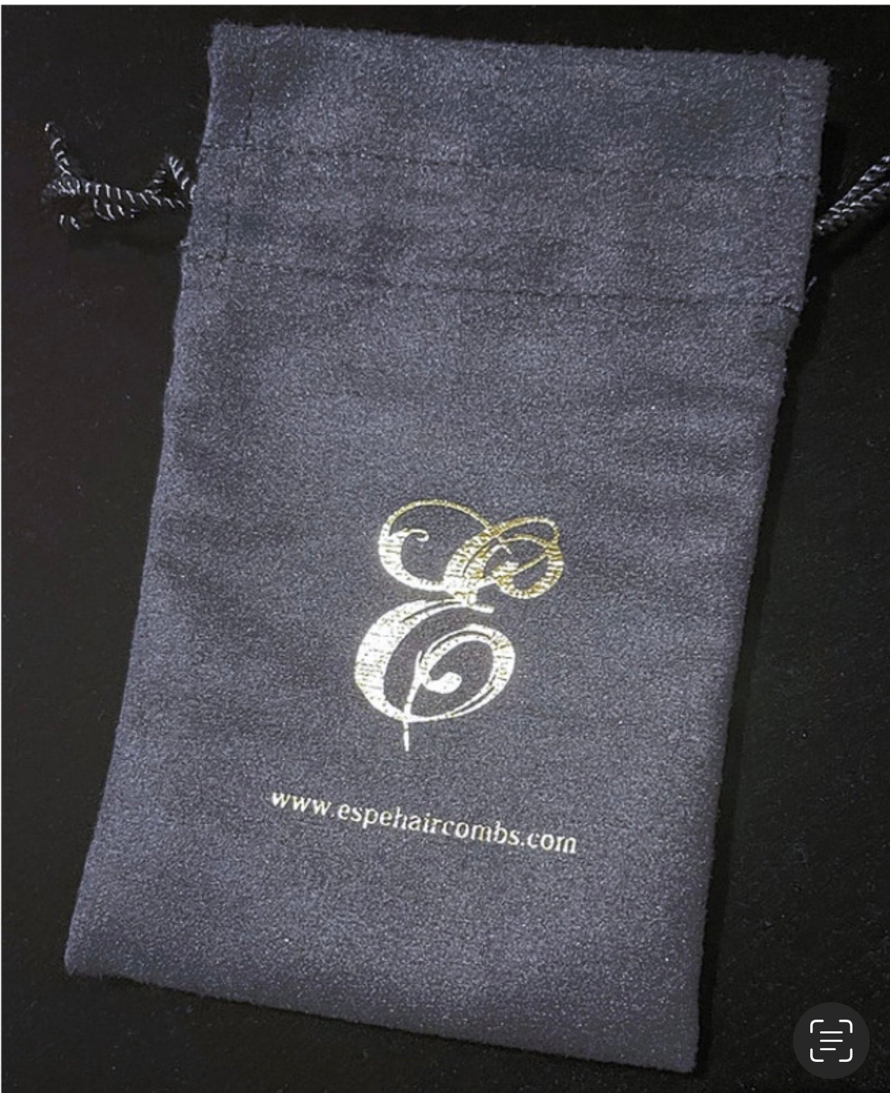 DP-245 LYRA | BLACK AND COLORFUL STONES IN A BLACK AND SILVER METAL