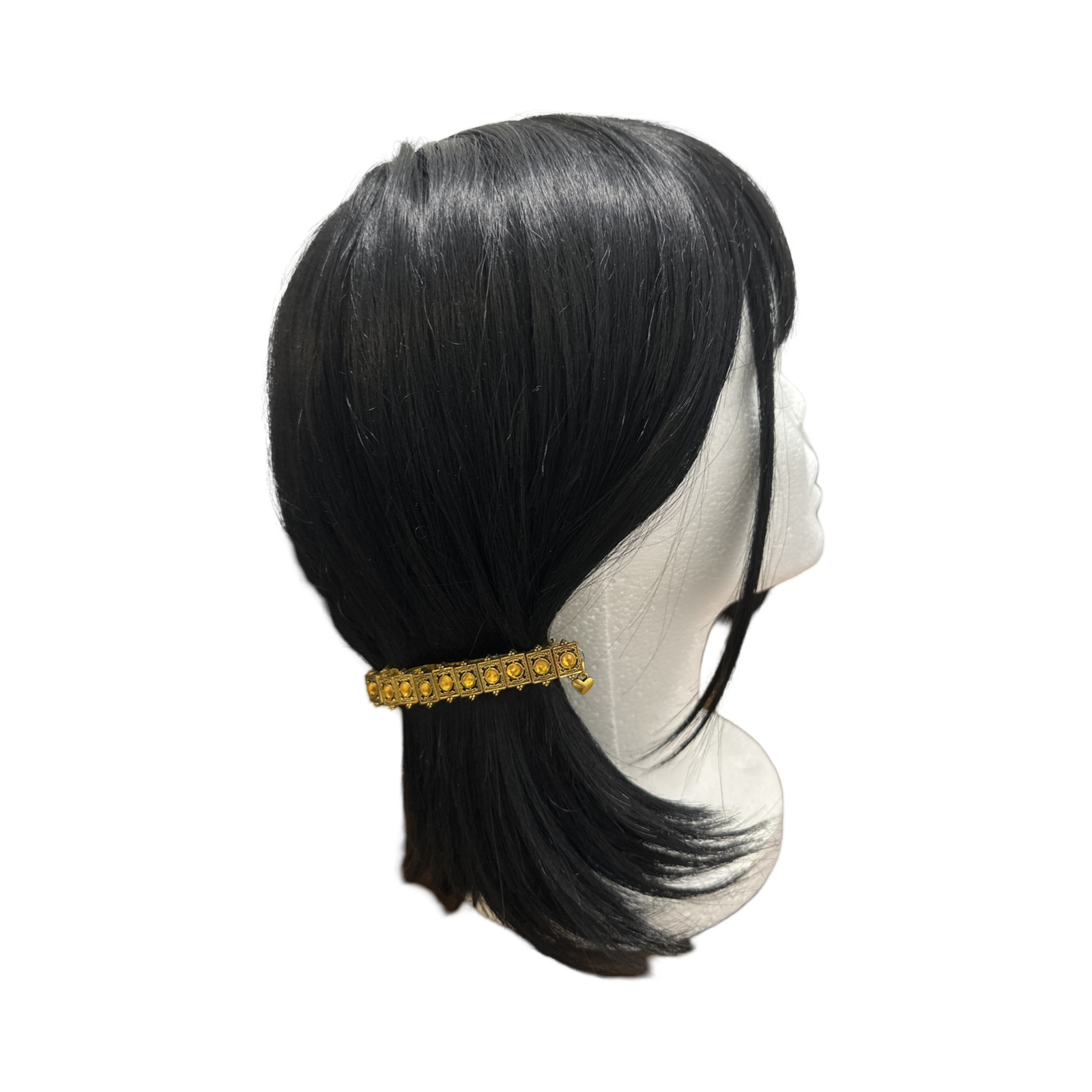 DP-195 CITRINA |GOLD METAL WITH  CITRINE BEADS