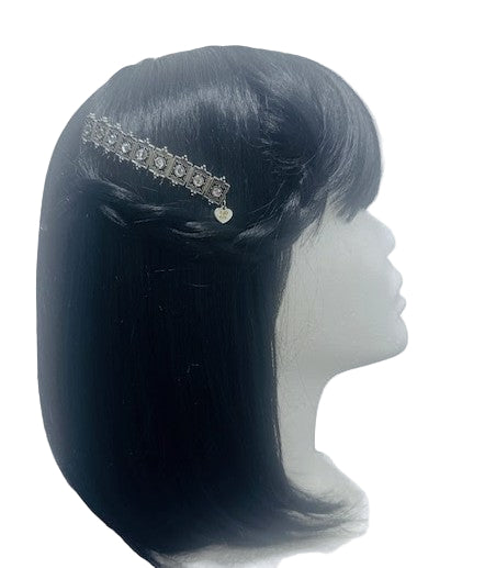 DP-332 PLATINUM DIAMOND 2| SILVER METAL BEADS WITH GLASS DIAMONDS. "MADE IN PANAMÁ".